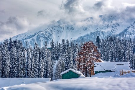 Sciare in Kashmir